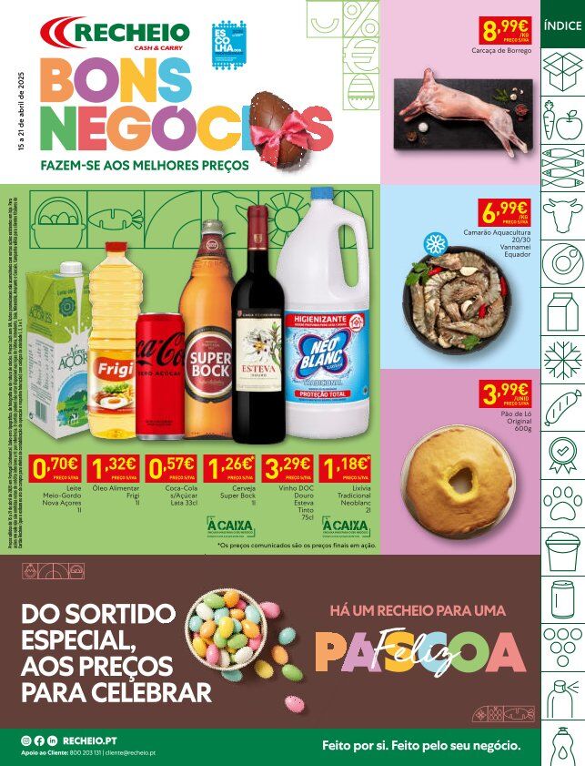 Recheior Recheio Folheto - Folheto Antevisão